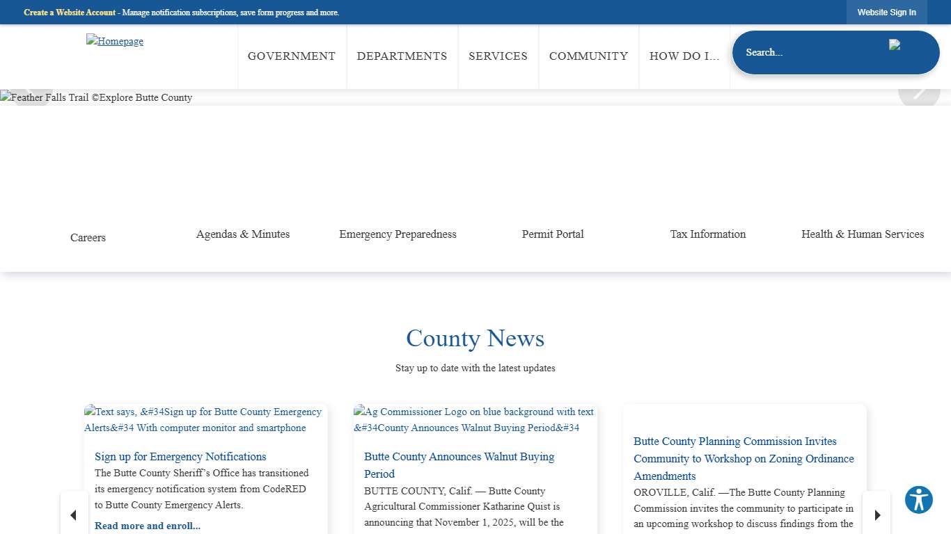 Butte County, CA Official Website